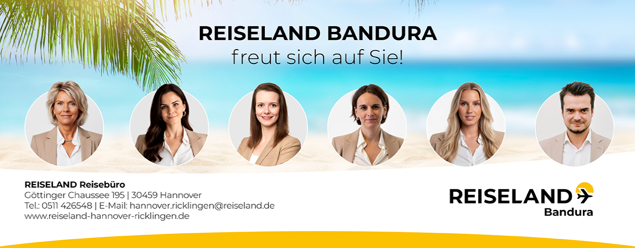 Reiseexperten aus dem Reiseland GmbH & Co. KG in Hannover-Ricklingen